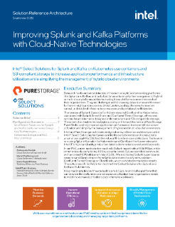 Intel® Select Lösungen für Splunk und Kafka auf Kubernetes