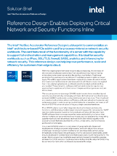 Referenzdesign für Intel NetSec Beschleuniger