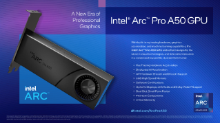 Intel® Arc™ Pro A50 Grafik – Spezifikationen
