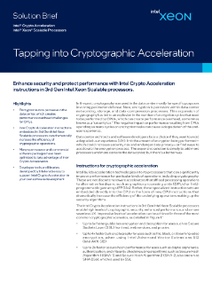 Intel® Crypto Acceleration – Lösungsbeschreibung