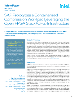 SAP stellt Prototypen containerisierter Workloads mit Intel® OFS her