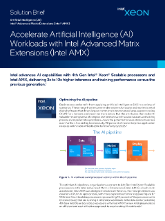 Beschleunigen des KI-Workloads mit Intel® AMX