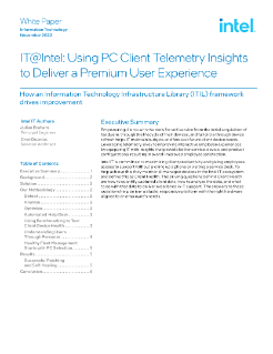 PC Client Telemetry Insights