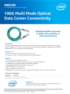 Optische 100G-SR-Konnektivität in Rechenzentren