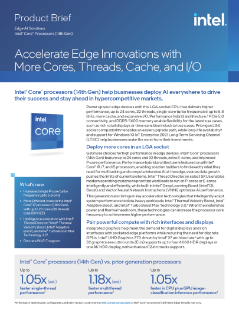 Intel® Core Prozessoren – Produktbeschreibung