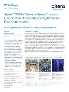 Whitepaper zur Intel® Agilex™ FPGA Architektur