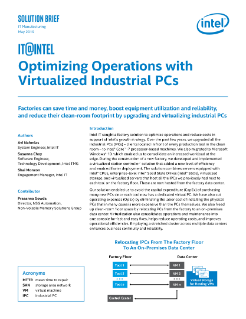 Intel@IT: Vorteil durch virtualisierte Industrie-PCs
