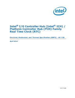 App Note: Intel® ICH Family Real Time Clock Under Test Conditions