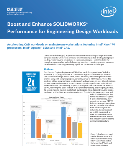 Boost SOLIDWORKS* Performance for Engineering Workloads