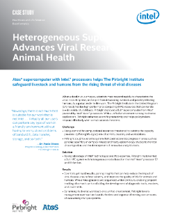 Heterogeneous Supercomputer Advances Viral Research and Animal Health Case Study