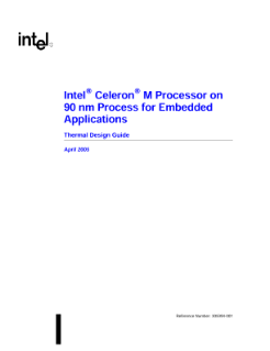 Intel® Celeron® M Processor for Embedded Apps Thermal Guide