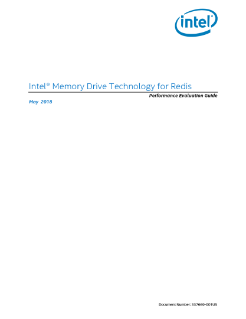 Intel® Memory Drive Technology Redis Performance Evaluation Guide