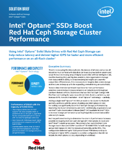 Boost Red Hat* Ceph Storage Performance