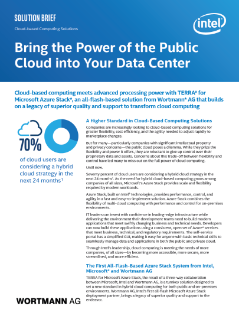 TERRA* for Microsoft Azure Stack*—Public Cloud for the Data Center