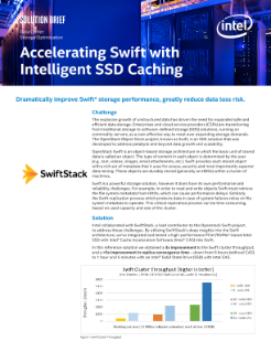 Intel® Solid State Drive with Intel® CAS Accelerating Swift Solution Brief
